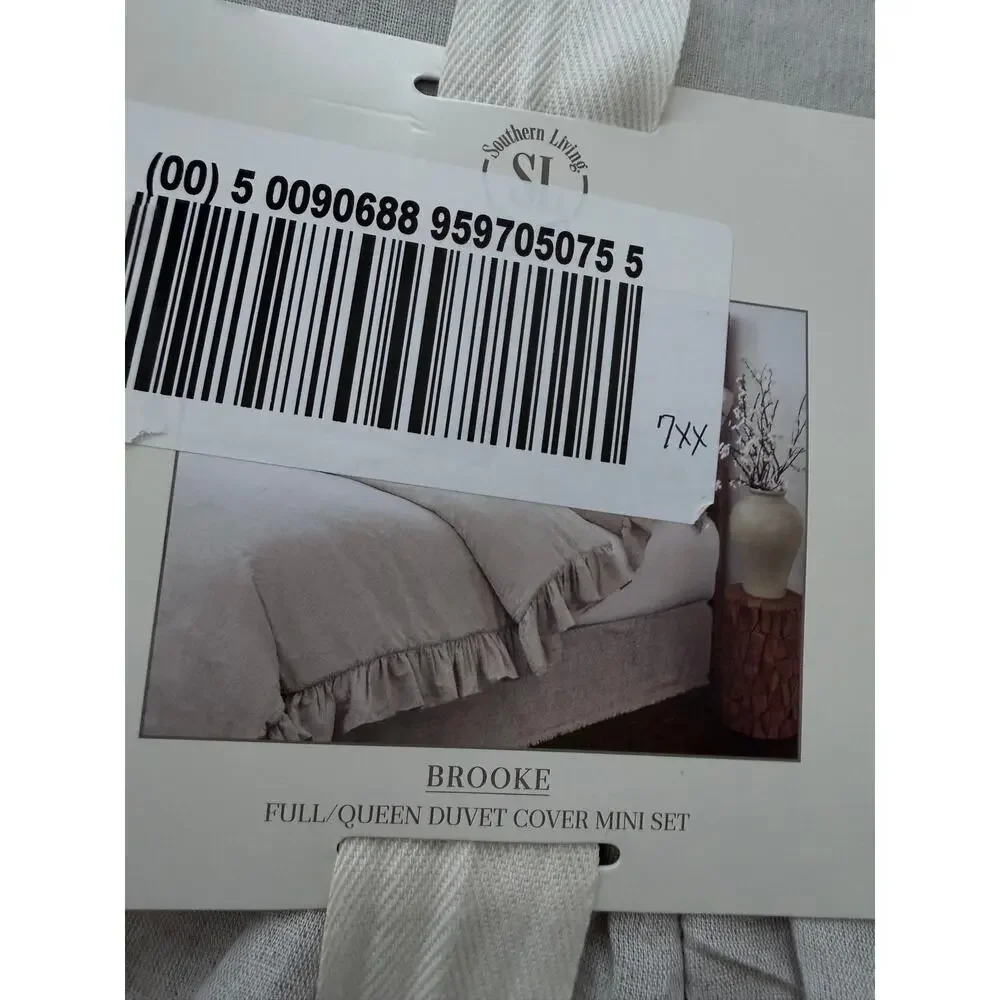 Southern Living Simplicity Collection Brooke Duvet Cover MiniSet Full/Queen $339